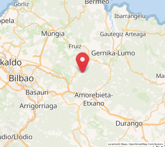 Map of Erkinigo, Basque Country
