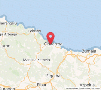 Map of Errenteria, Basque Country