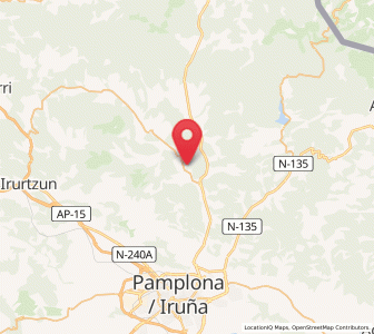 Map of Erripa, Navarre