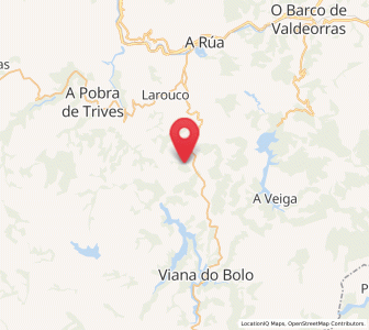 Map of Escadas, Galicia