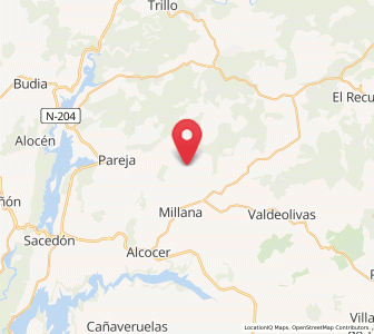 Map of Escamilla, Castille-La Mancha
