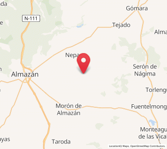 Map of Escobosa de Almazán, Castille and León