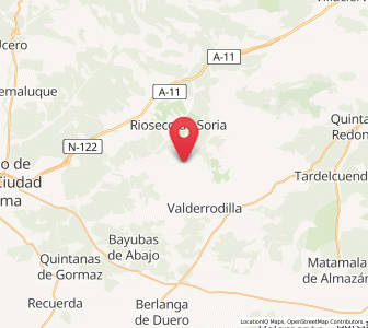 Map of Escobosa de Calatañazor, Castille and León