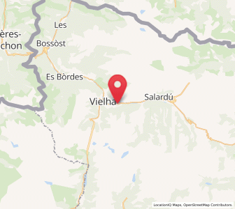Map of Escunhau, Catalonia