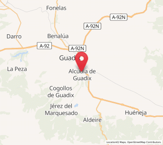 Map of Esfiliana, Andalusia