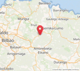 Map of Eskerika, Basque Country