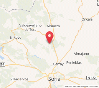 Map of Espejo de Tera, Castille and León