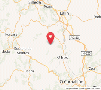 Map of Espiñeira, Galicia