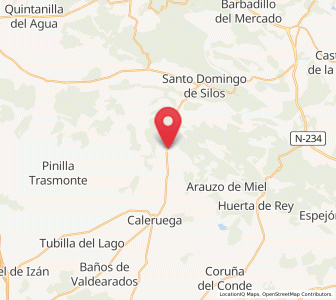 Map of Espinosa de Cervera, Castille and León