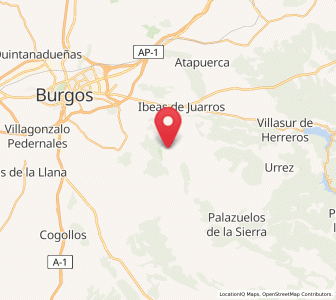 Map of Espinosa de Juarros, Castille and León