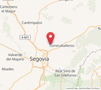 Map of Espirdo, Castille and León