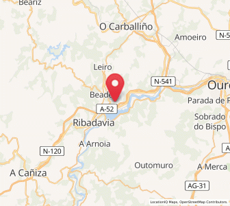 Map of Esposende, Galicia