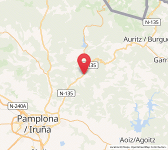 Map of Esquíroz, Navarre