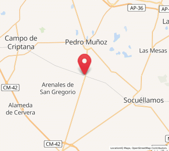 Map of Estación de Río Záncara, Castille-La Mancha