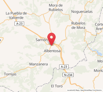 Map of Estación Mora de Rubielos, Aragon