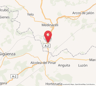 Map of Esteras de Medina, Castille and León