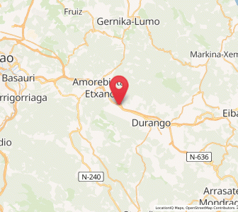 Map of Euba, Basque Country