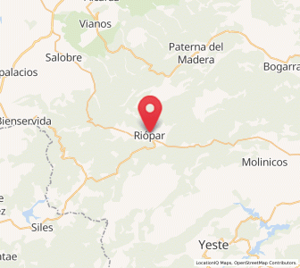 Map of Fábricas de San Juan de Alcaraz, Castille-La Mancha