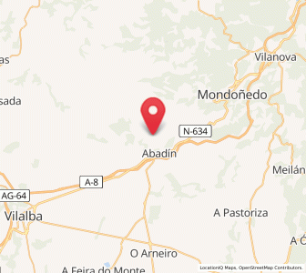 Map of Fanoy, Galicia