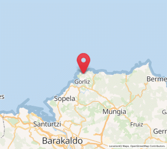 Map of Fao, Basque Country