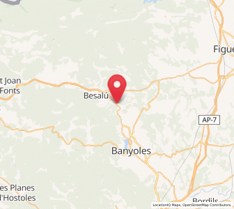 Map of Faras, Catalonia