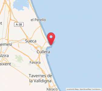 Map of Faro de Cullera, Valencia