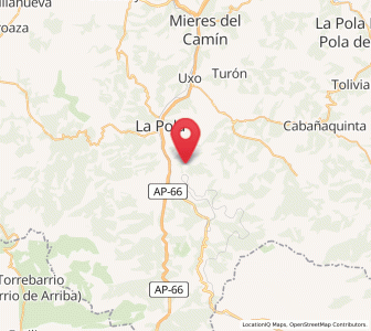 Map of Felgueras, Asturias