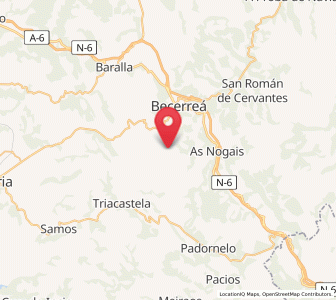 Map of Ferreiros de Balboa, Galicia