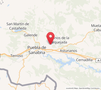 Map of Ferreros, Castille and León