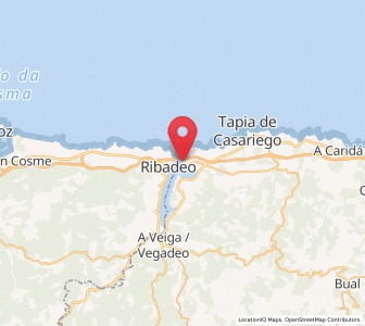 Map of Figueras, Asturias