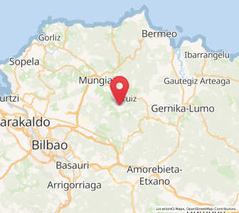 Map of Fika, Basque Country
