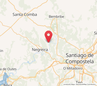 Map of Fiopáns, Galicia