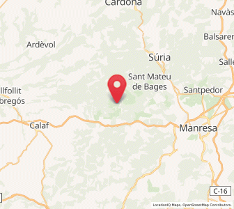 Map of Fonollosa, Catalonia