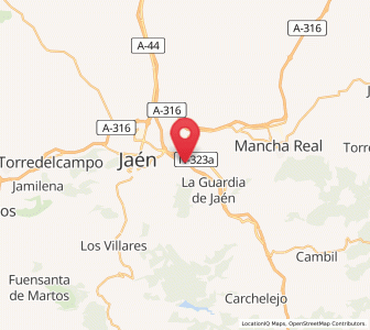 Map of Fontanares, Andalusia