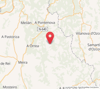 Map of Fontángordo, Galicia