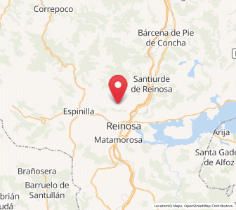 Map of Fontecha, Cantabria