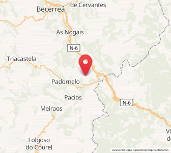 Map of Fonteferreira, Galicia