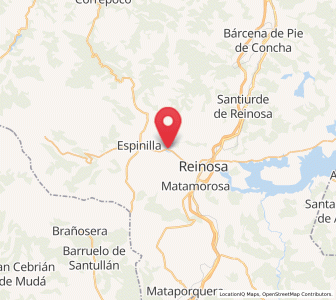 Map of Fontibre, Cantabria