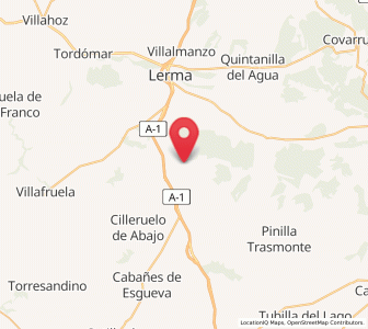 Map of Fontioso, Castille and León