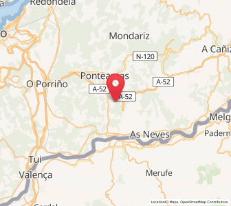 Map of Fornelos, Galicia