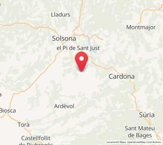 Map of Freixinet, Catalonia