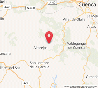 Map of Fresneda de Altarejos, Castille-La Mancha