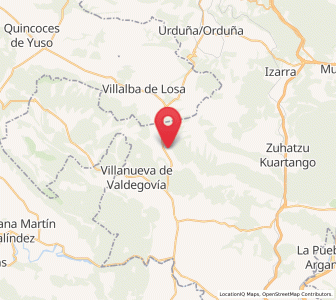 Map of Fresneda, Basque Country