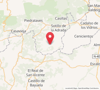 Map of Fresnedilla, Castille and León