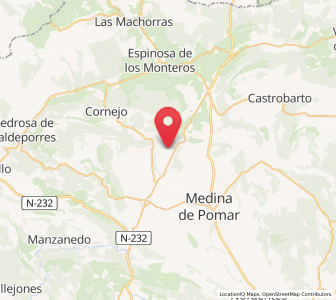 Map of Fresnedo, Castille and León