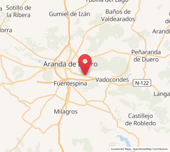 Map of Fresnillo de las Dueñas, Castille and León