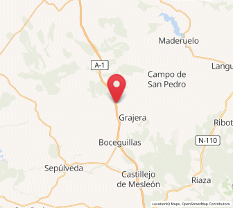 Map of Fresno de la Fuente, Castille and León