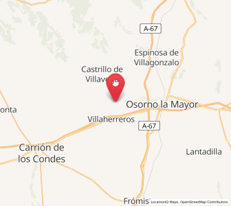Map of Fuente-Andrino, Castille and León