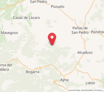 Map of Fuente del Pino, Castille-La Mancha
