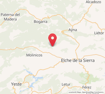 Map of Fuente del Taif, Castille-La Mancha